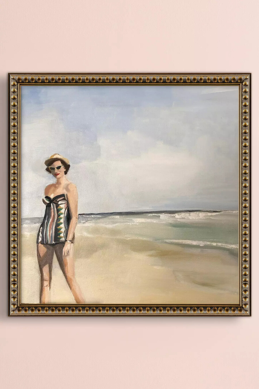 arte murale incorniciata vintage shores