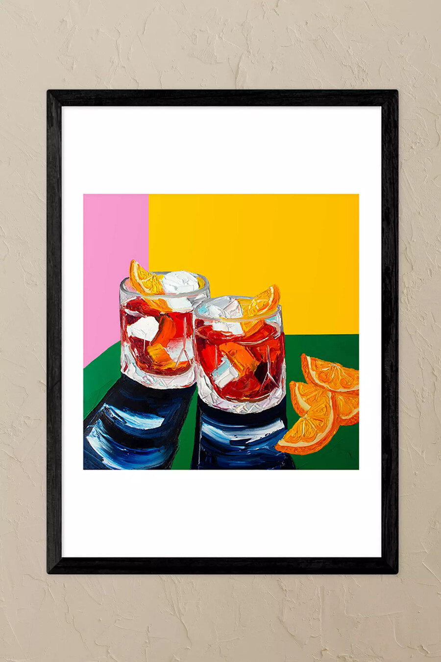 east end prints negronis stampa artistica da parete con cornice nera