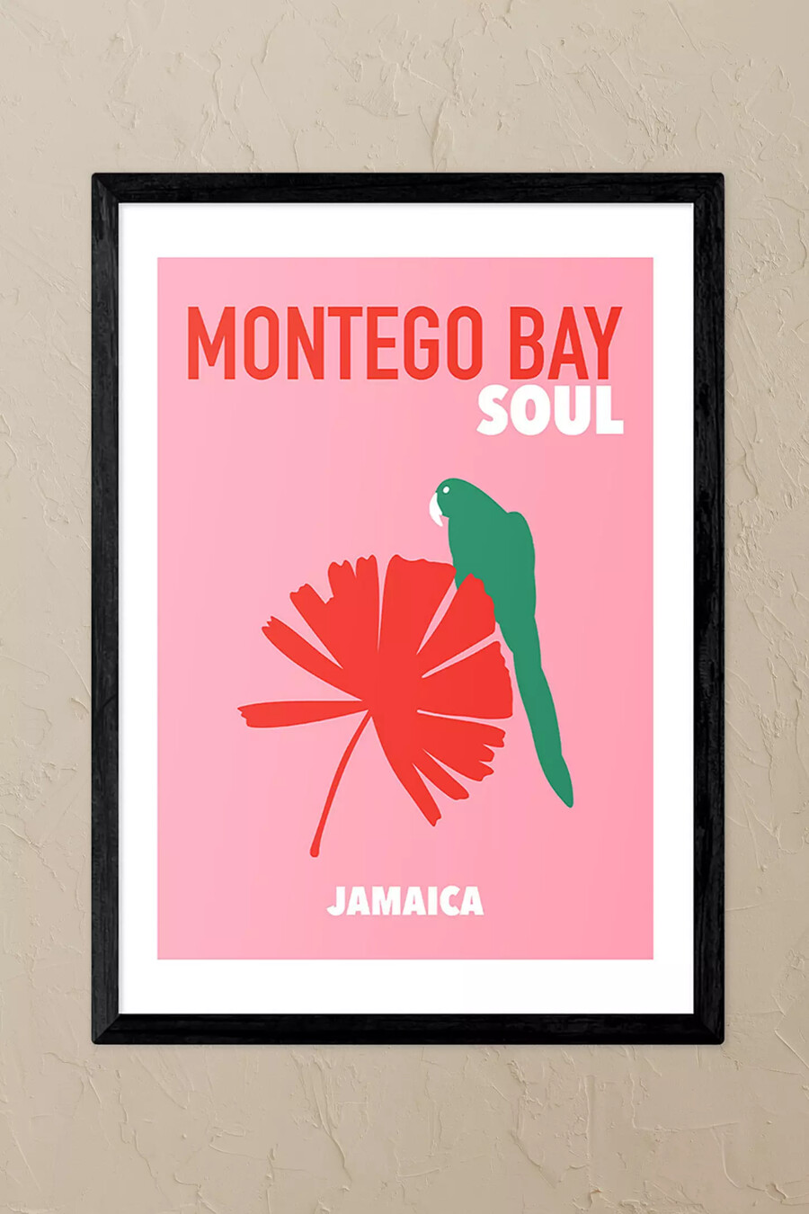 east end prints montego bay soul jamaica stampa artistica con cornice nera