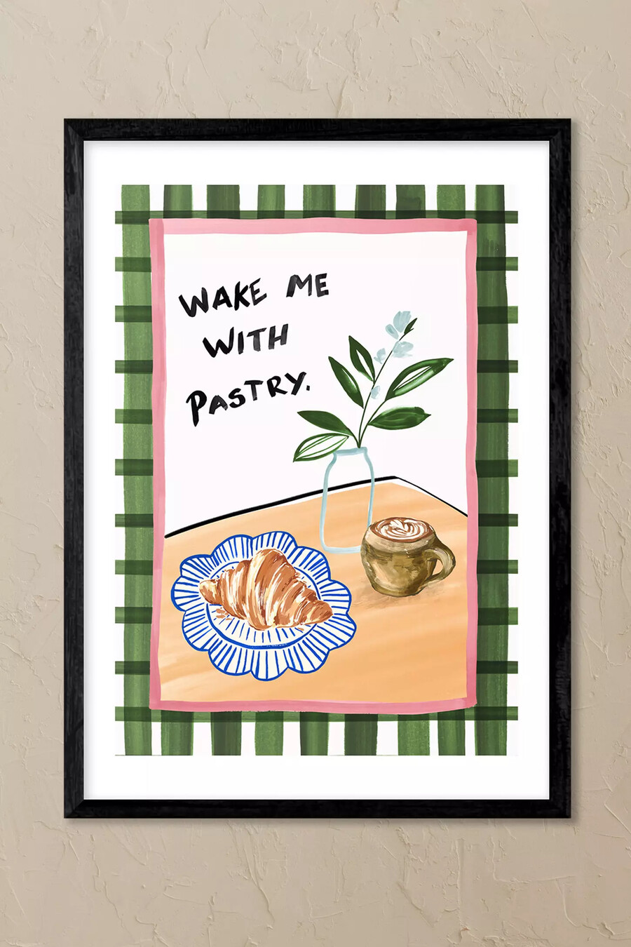 east end prints - stampa artistica da parete svegliami con una pasta