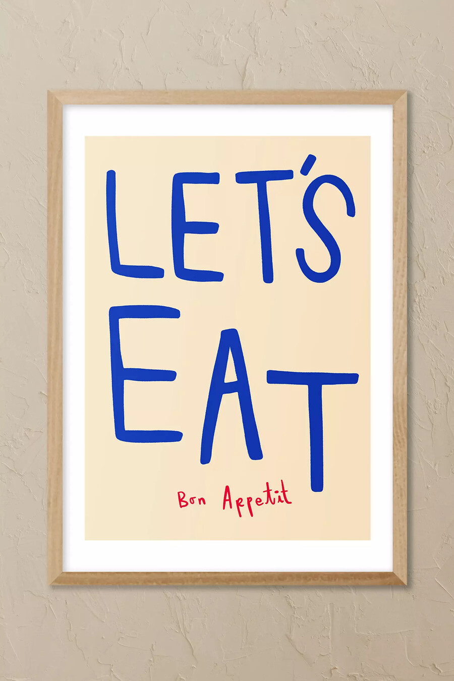 east end prints stampa artistica da parete lets eat