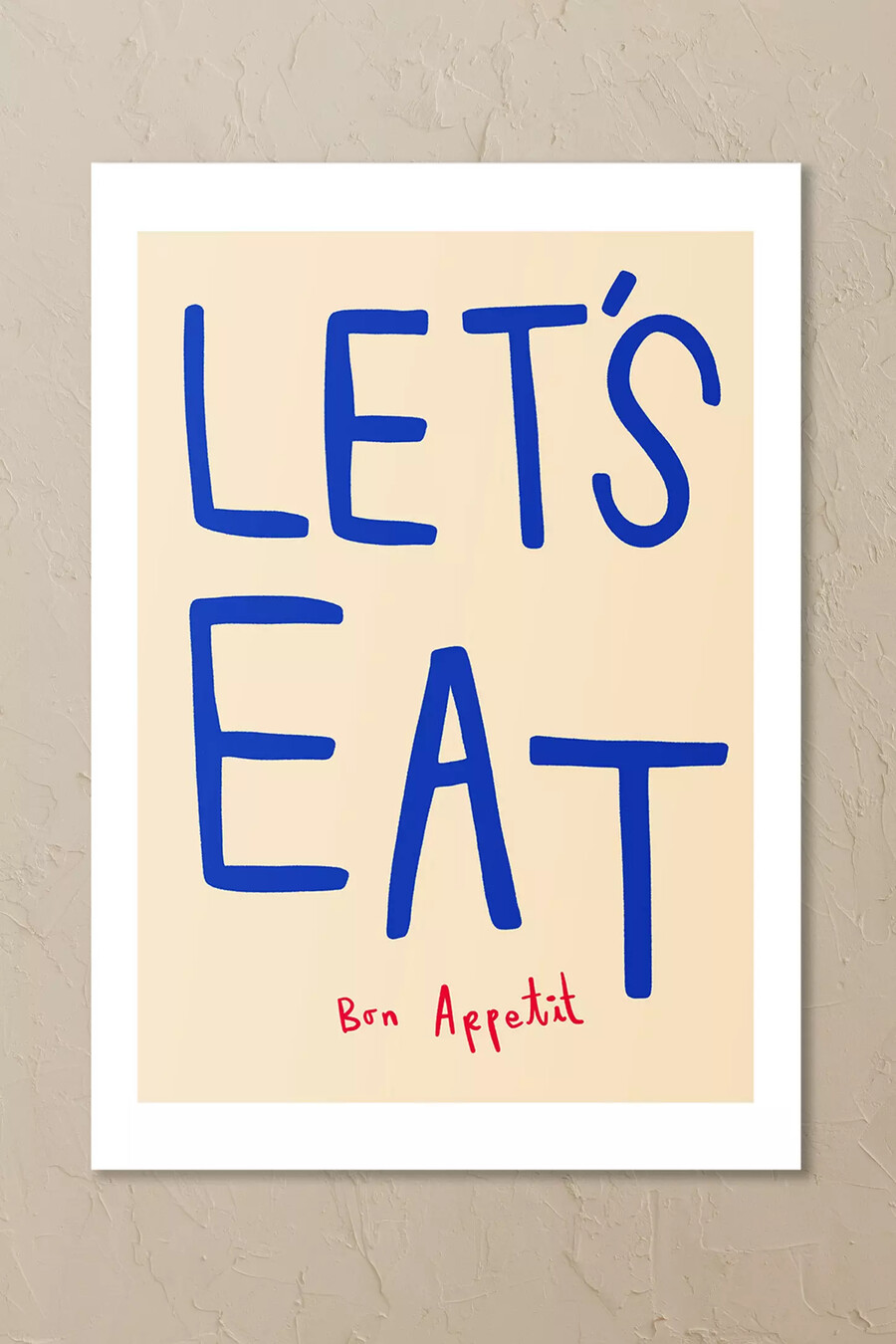 east end prints stampa artistica da parete lets eat