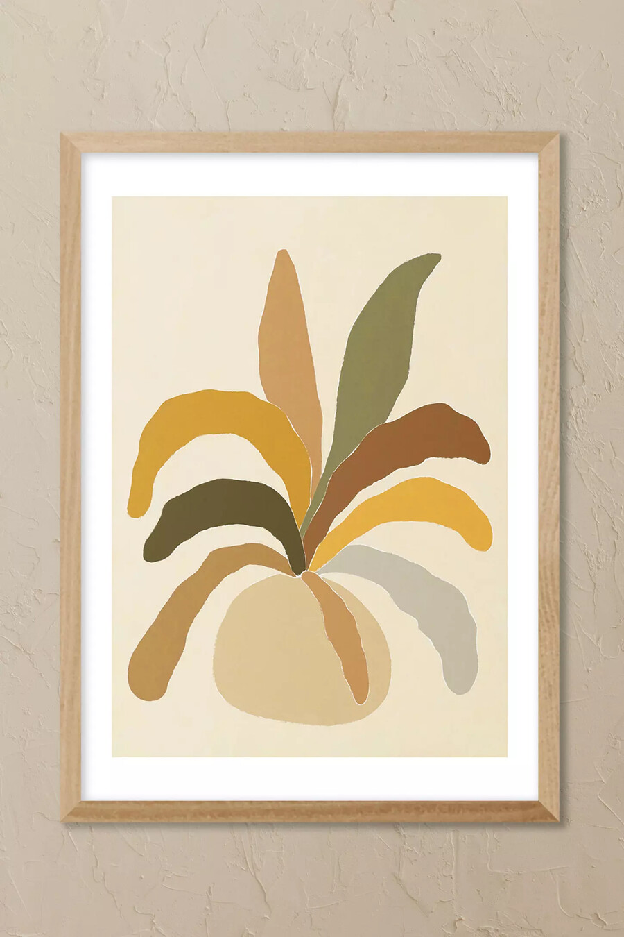 east end prints - stampa artistica da parete con piante pastello