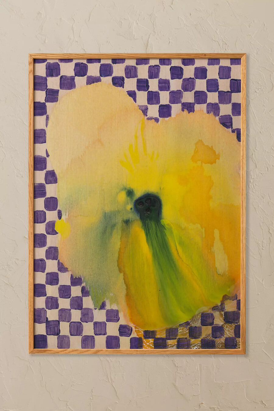 fiore con quadri 02 di liat greenberg opera darte da parete incorniciata