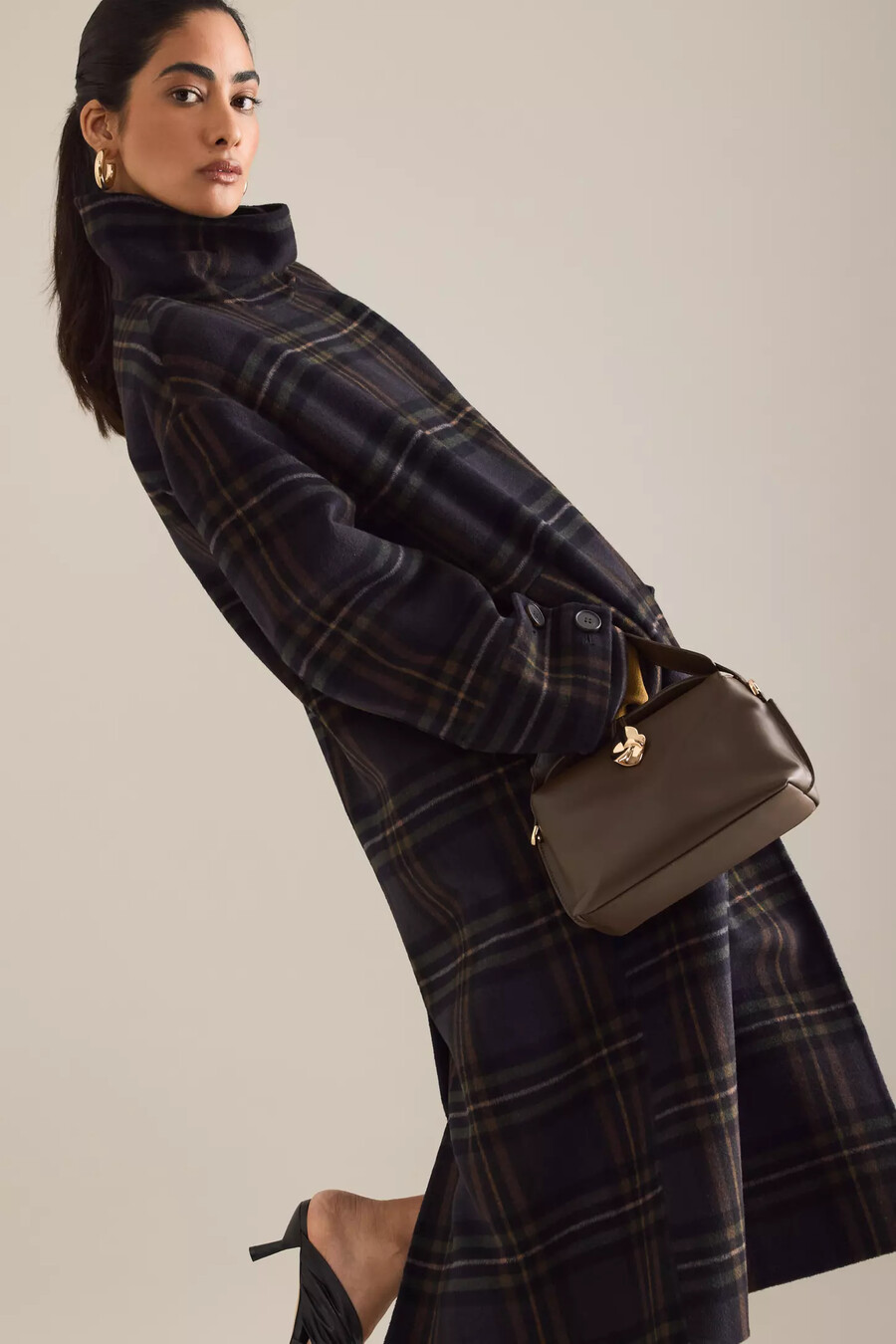 mini borsa a tracolla in pelle hanna di flattered
