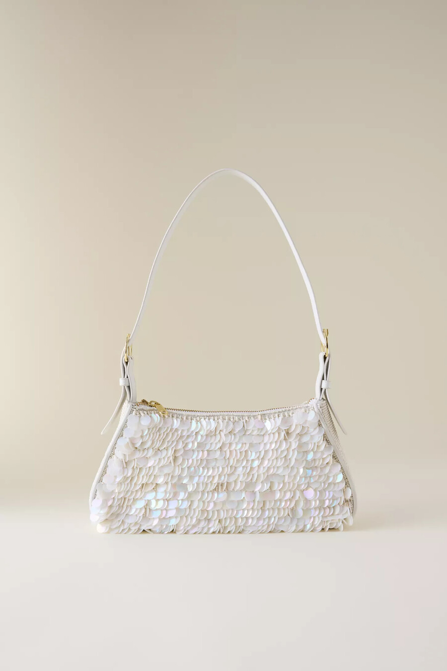 borsa a tracolla con paillettes