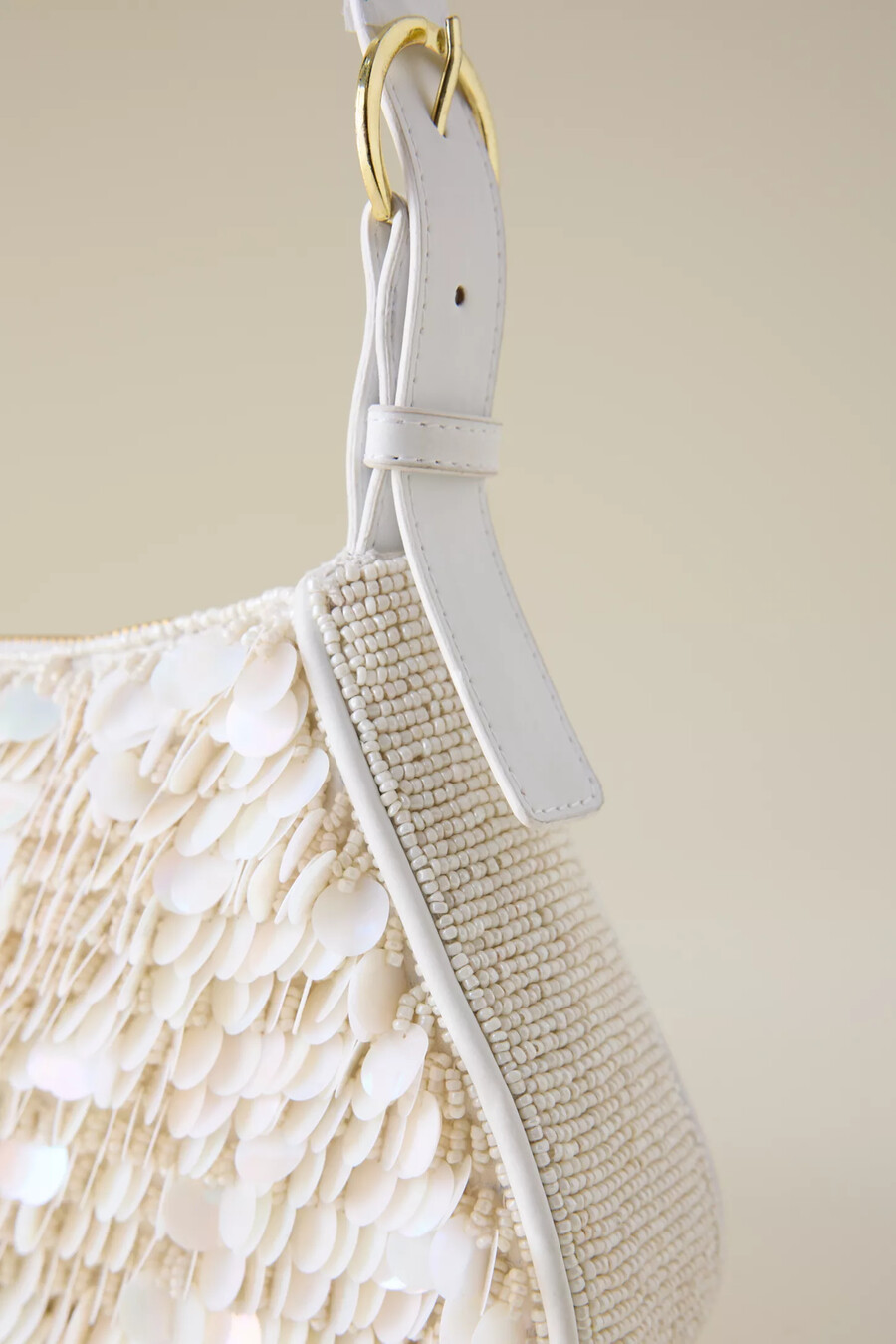 borsa a tracolla con paillettes