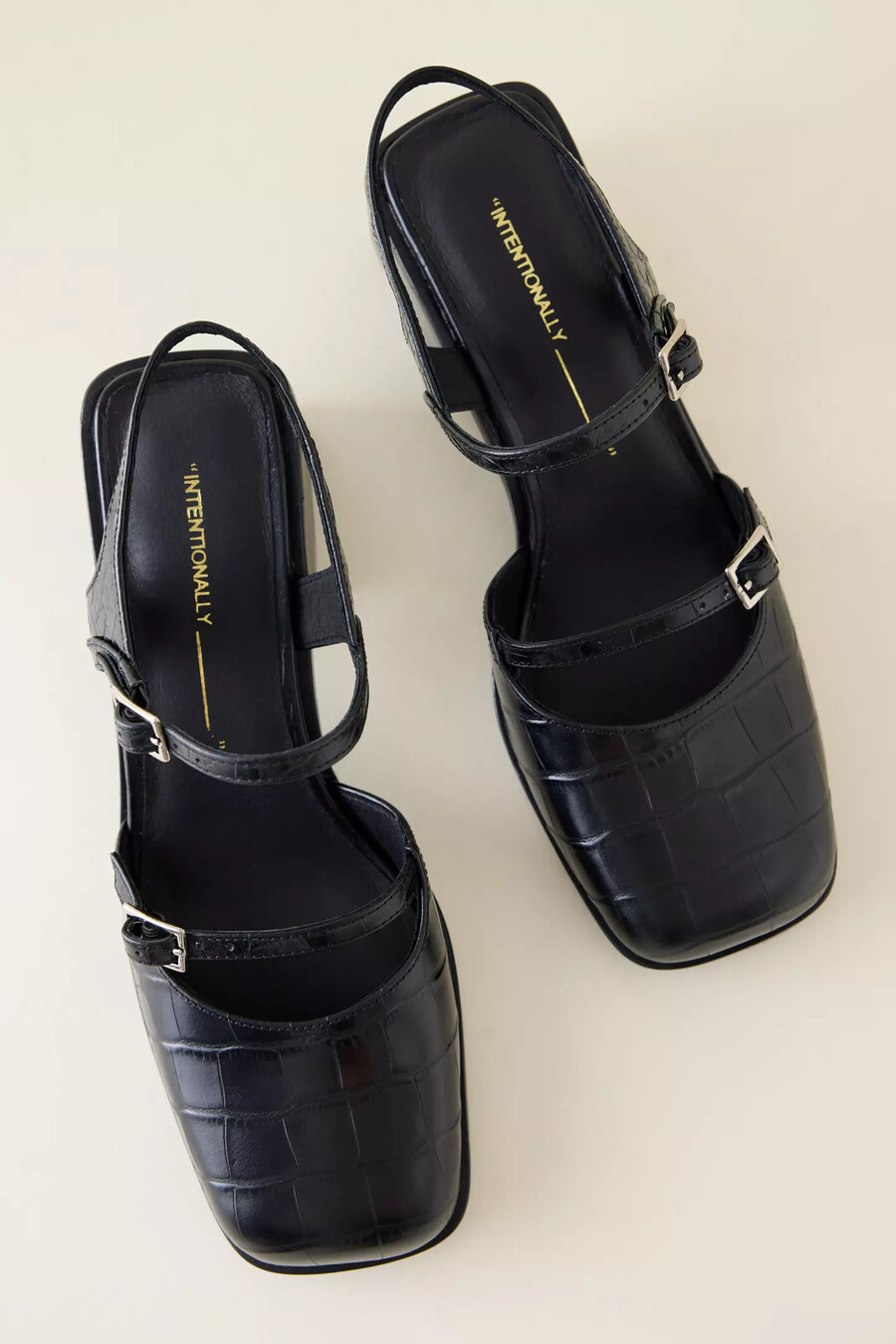 scarpe con tacco a blocco mary jane mitzi intentionally blank