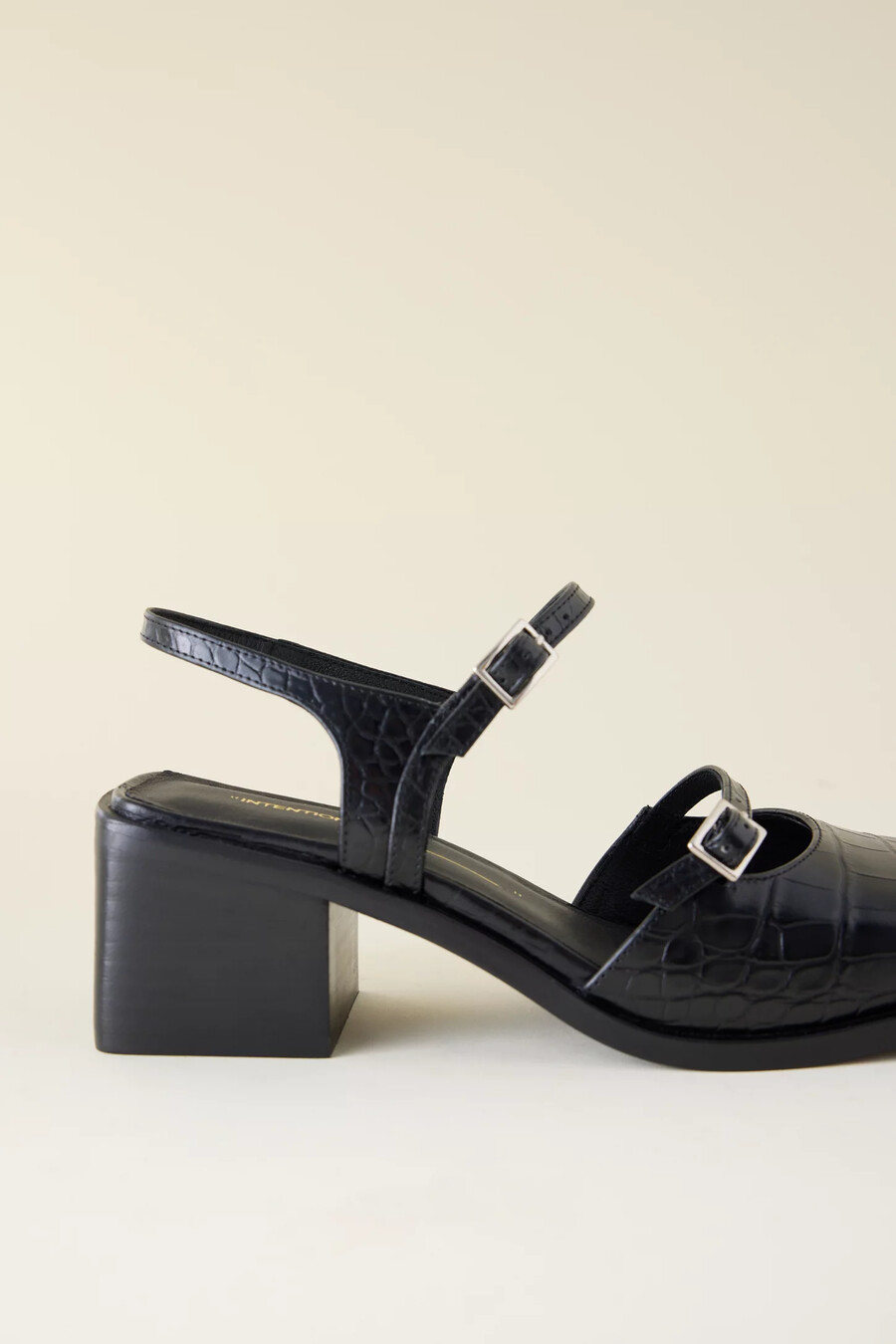 scarpe con tacco a blocco mary jane mitzi intentionally blank