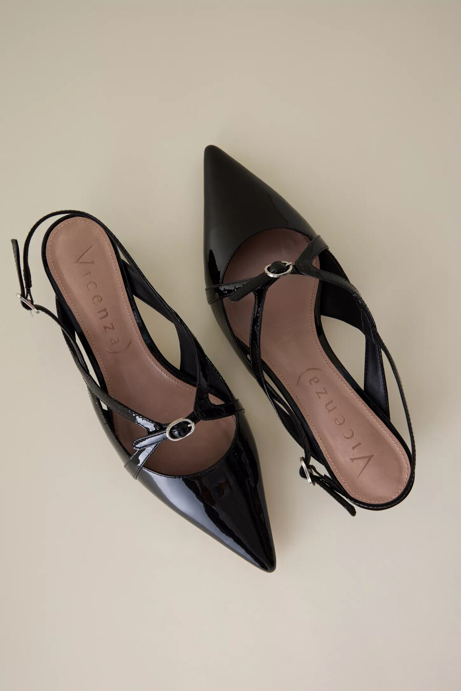 scarpe con tacco a spillo vicenza buckle slingback