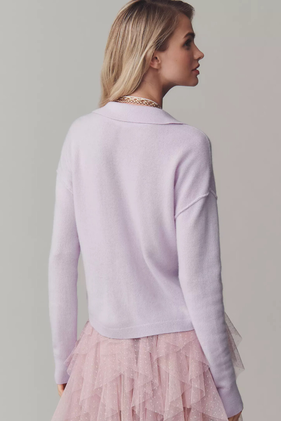 maglione corto in cashmere jensen di pilcro