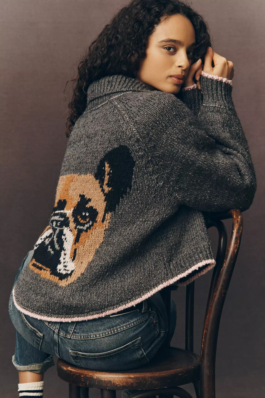 il cardigan jesse dog icon di pilcro