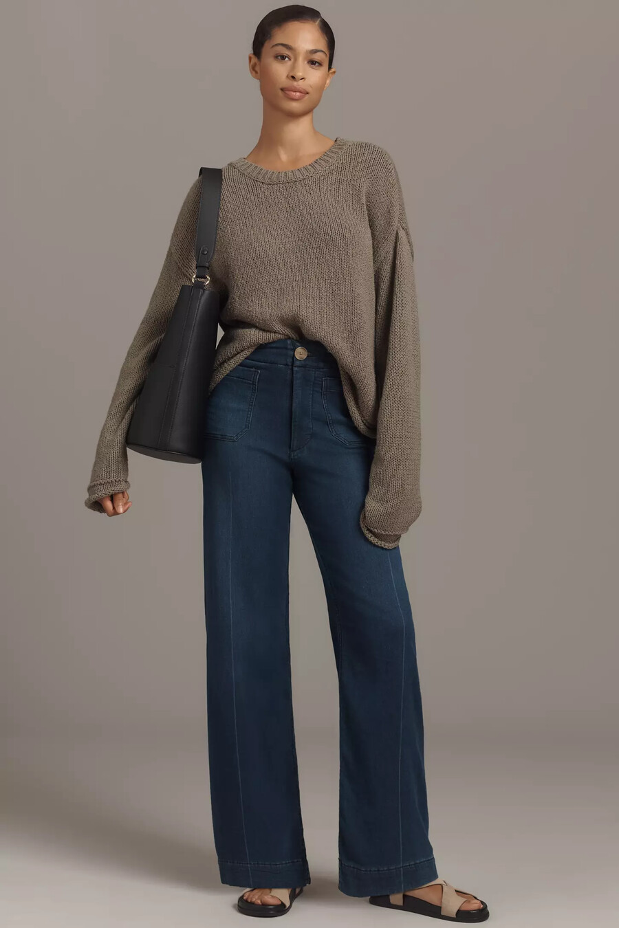 jeans colette a gamba larga e lunghezza intera di maeve