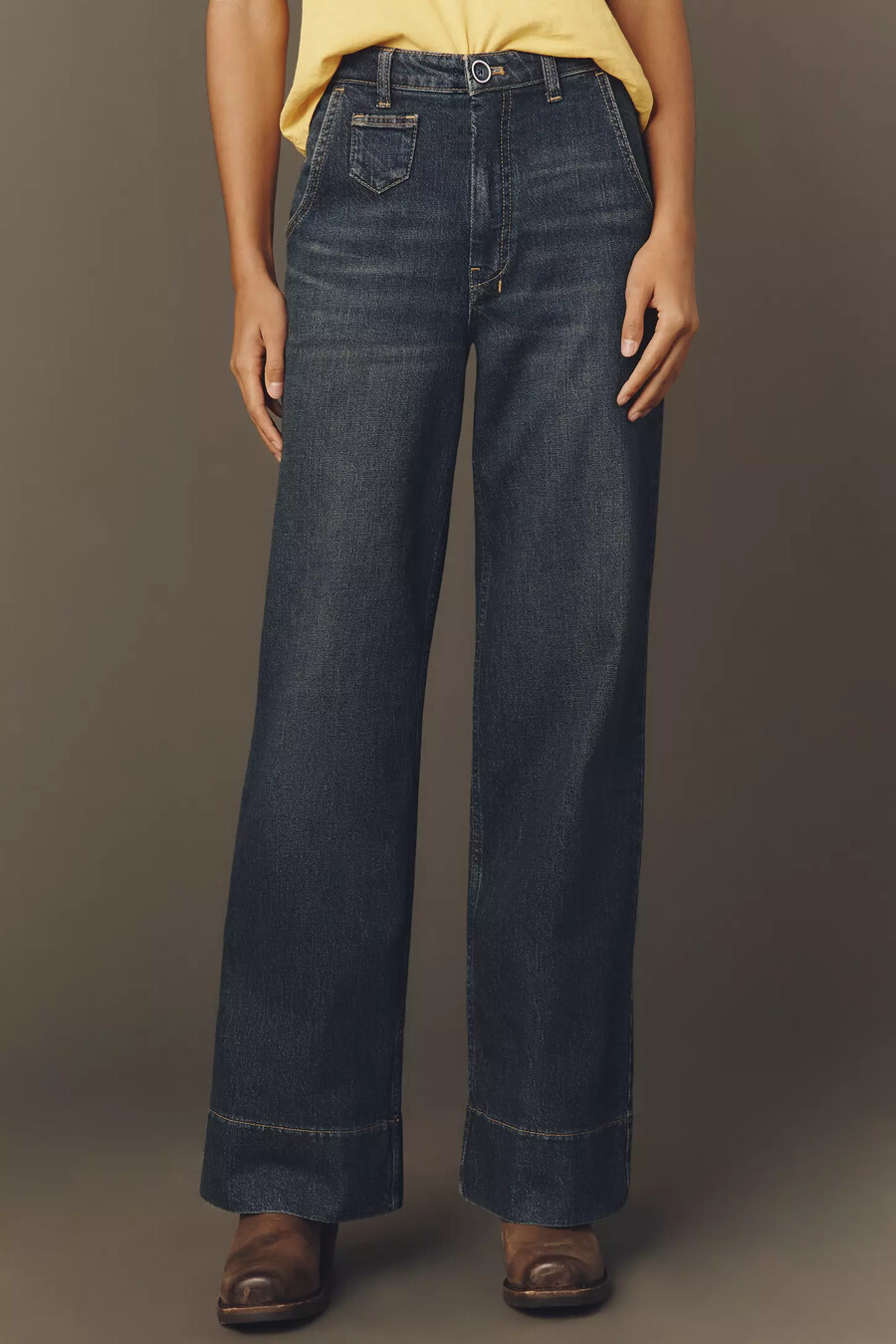 jeans a zampa a vita alta pilcro gilligan