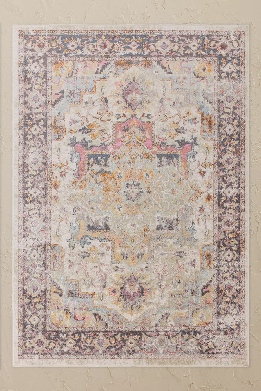 tappeto persiano classico flores kira con medaglione