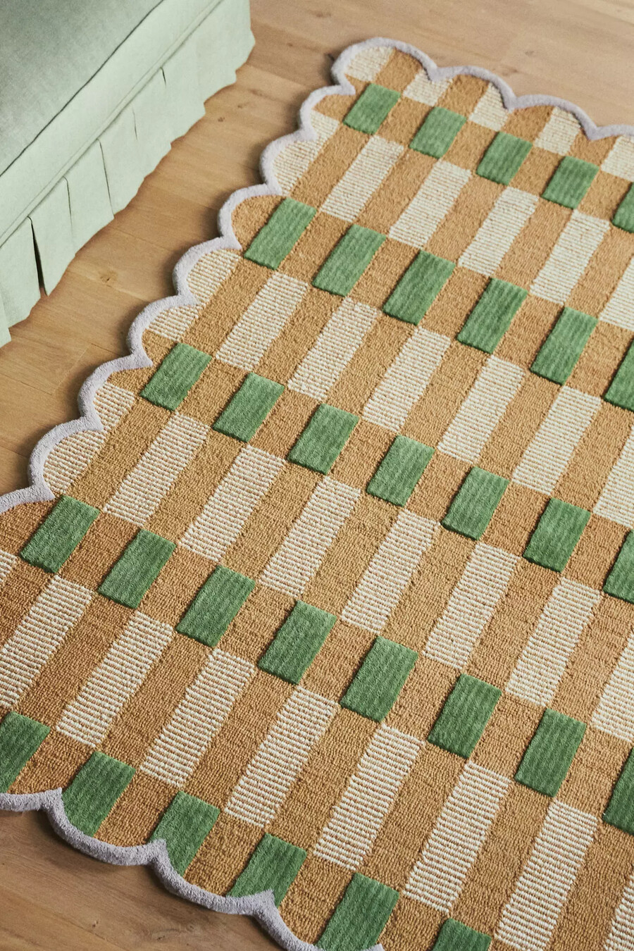 tappeto a quadri tufted matilda goad co.