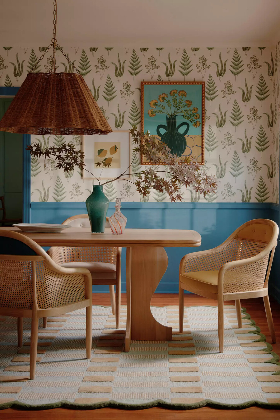 tappeto a quadri tufted matilda goad co.