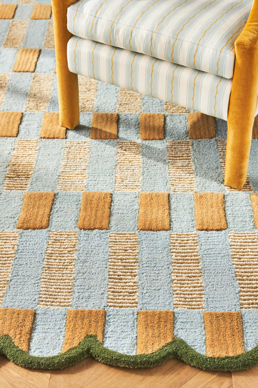 tappeto a quadri tufted matilda goad co.