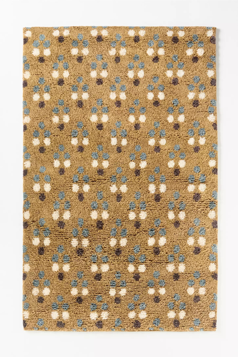 tappeto dottie tufted wool shag a pois