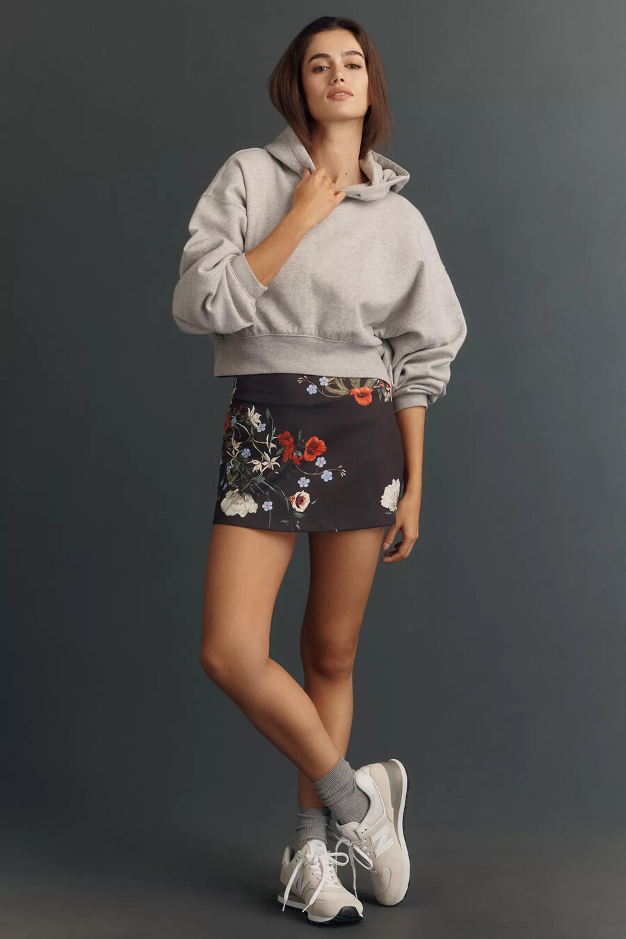 gonna-pantalone in maglia per la pratica quotidiana