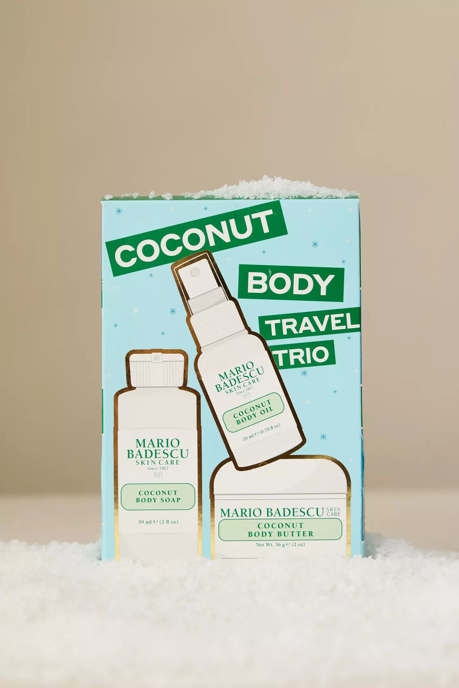 set trio da viaggio corpo al cocco mario badescu