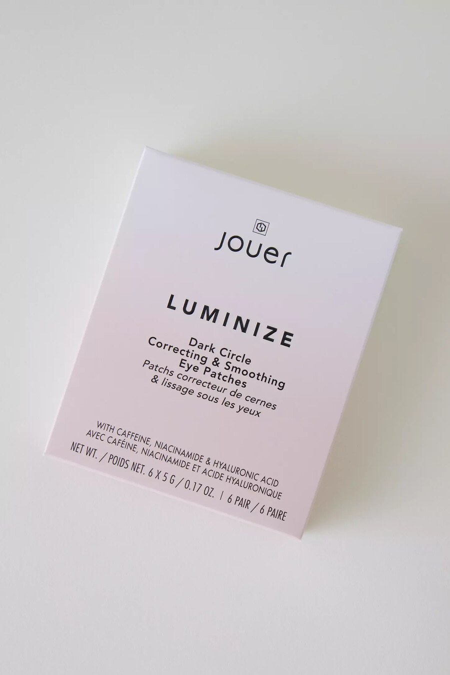 jouer cosmetics luminize dark circle correcting smoothing eye patches set da 6