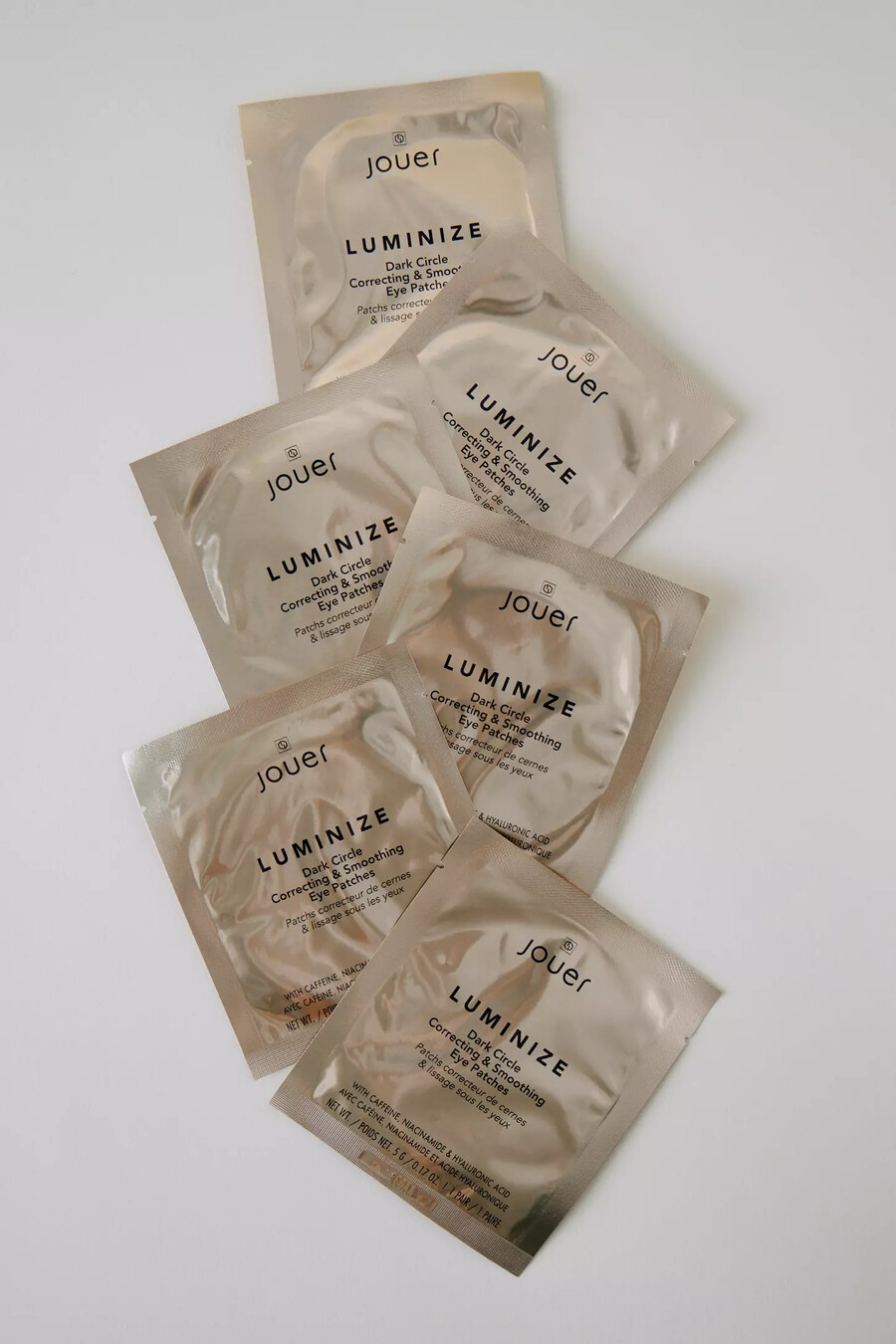 jouer cosmetics luminize dark circle correcting smoothing eye patches set da 6