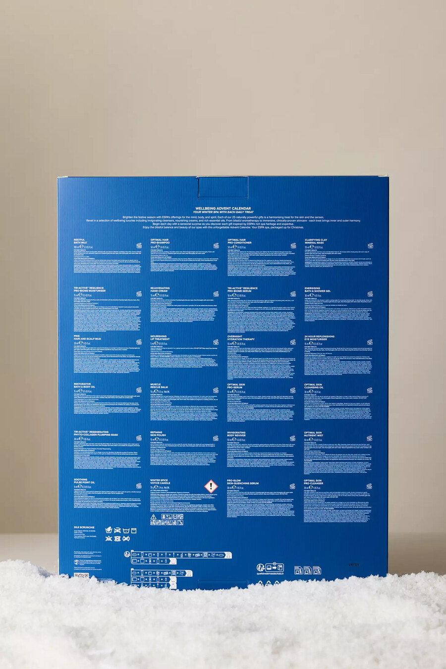 calendario dellavvento del benessere espa