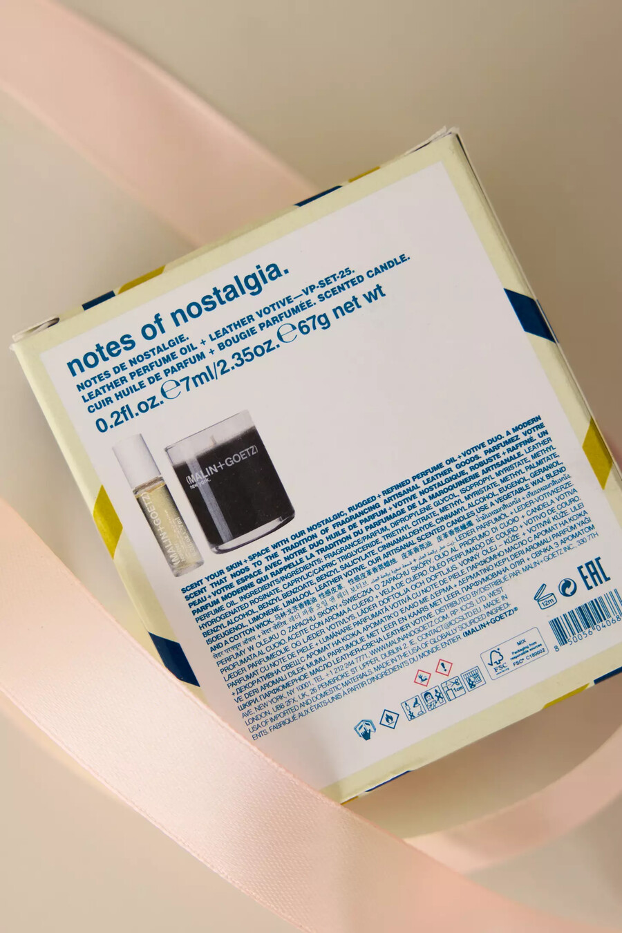 malin goetz set regalo di fragranze notes of nostalgia