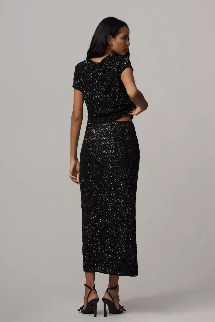 gonna lunga tilda edizione con paillettes