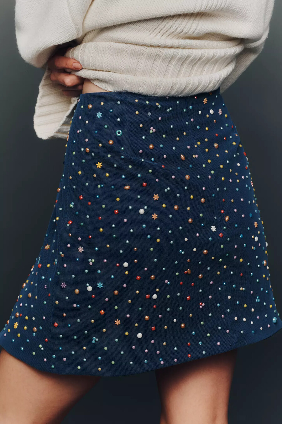 minigonna con spacchi laterali maeve candy