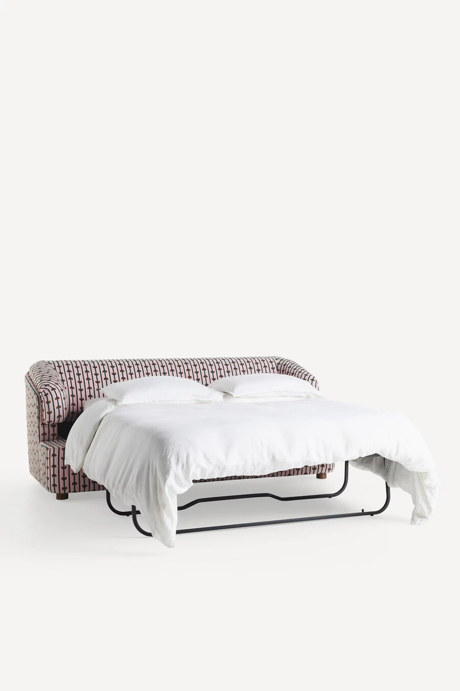 divano letto in velluto jacquard madeline athena da 84 pollici