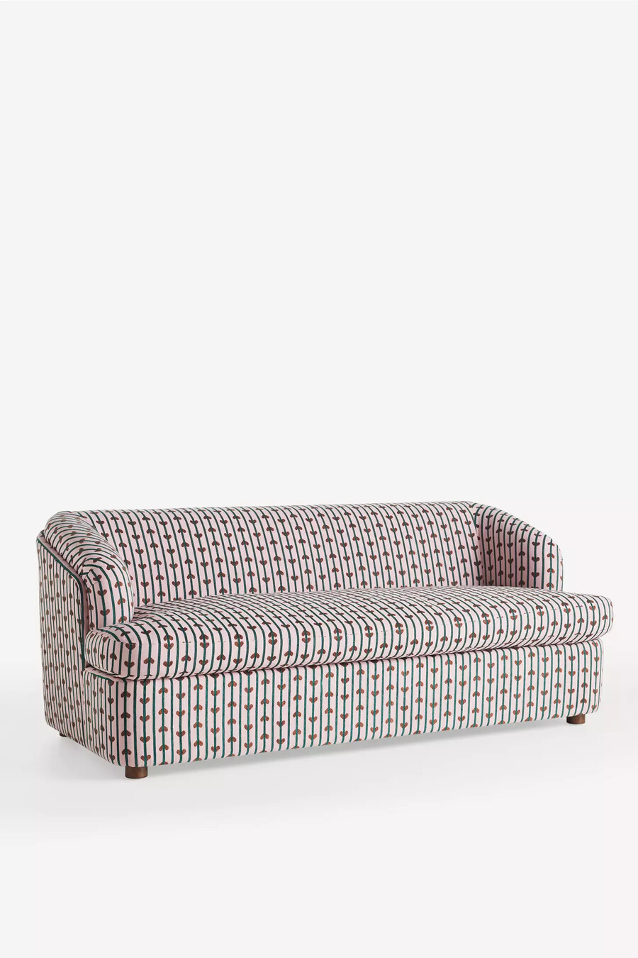 divano letto in velluto jacquard madeline athena da 84 pollici