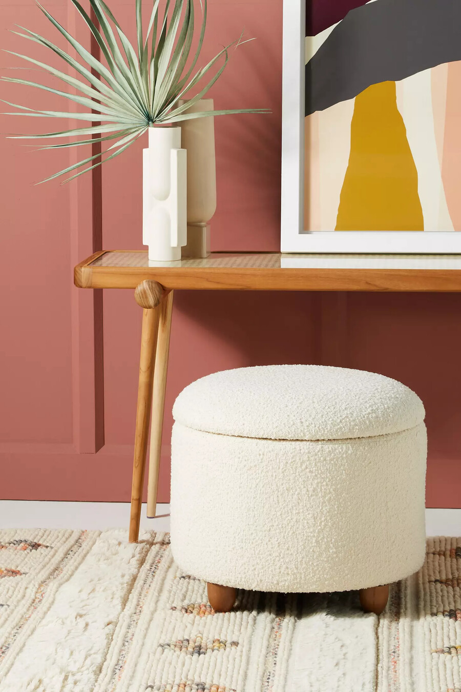 pouf contenitore boucle louise