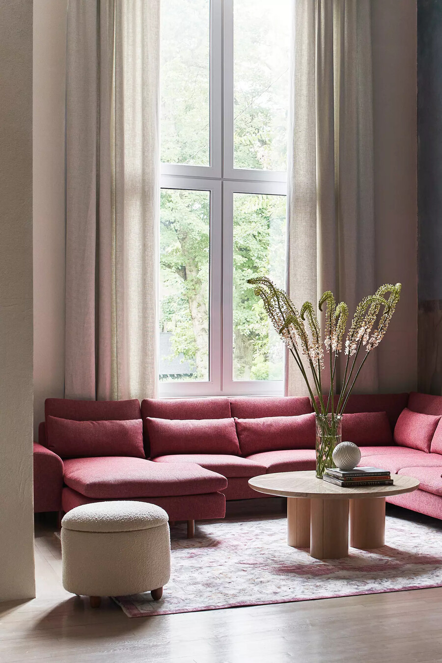 pouf contenitore boucle louise