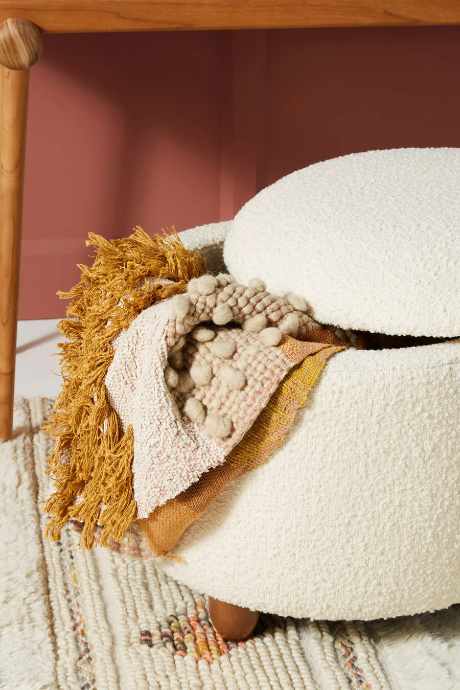 pouf contenitore boucle louise