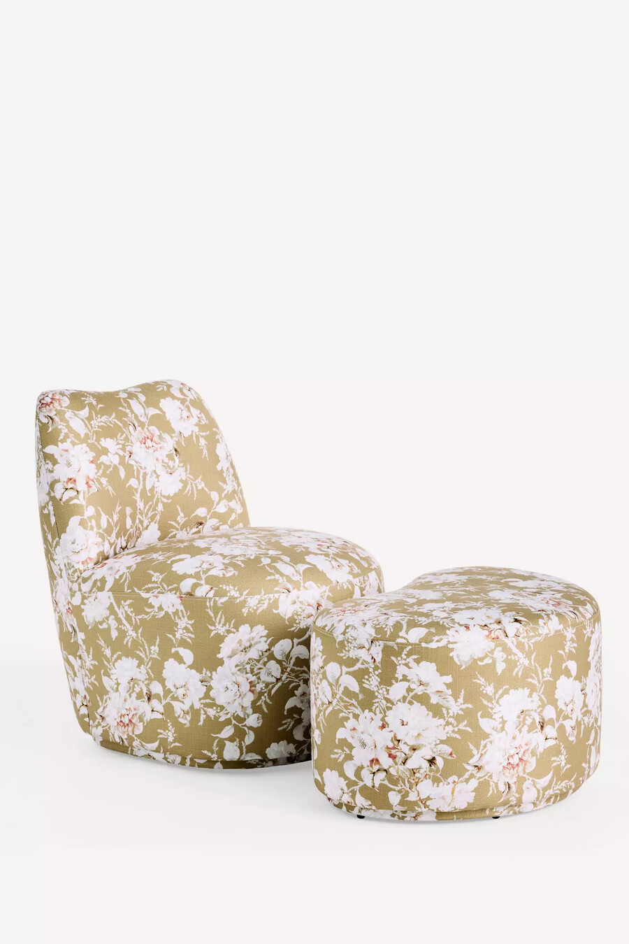 pouf floreale joanie
