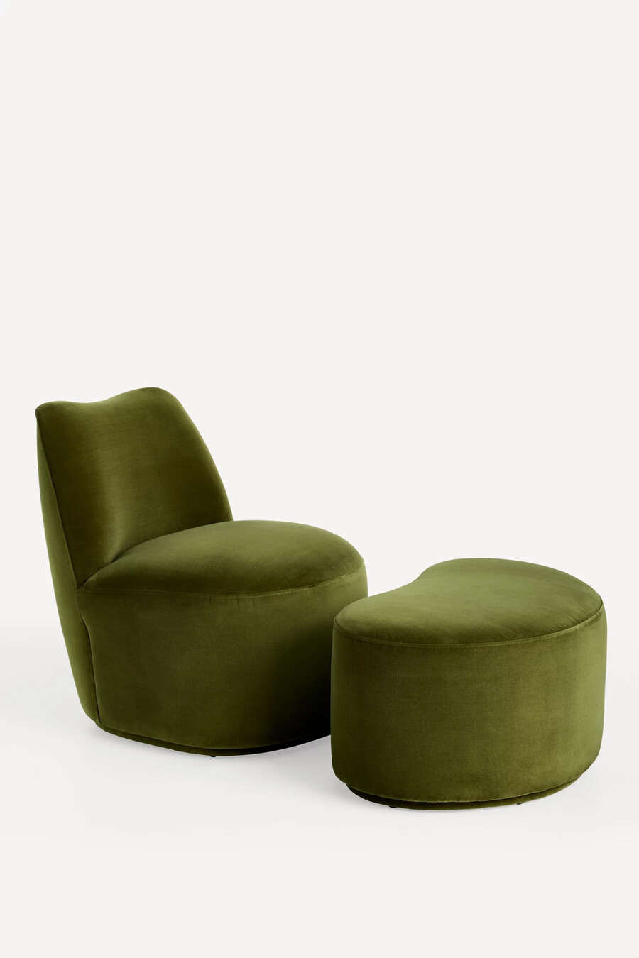 pouf in velluto joanie