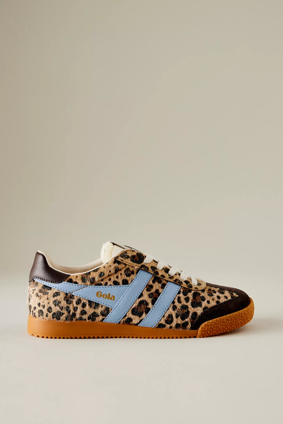 gola x anthropologie elan leopard leather trainers