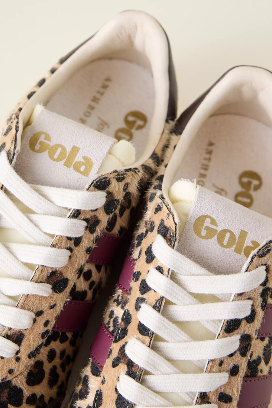 gola x anthropologie elan leopard trainers