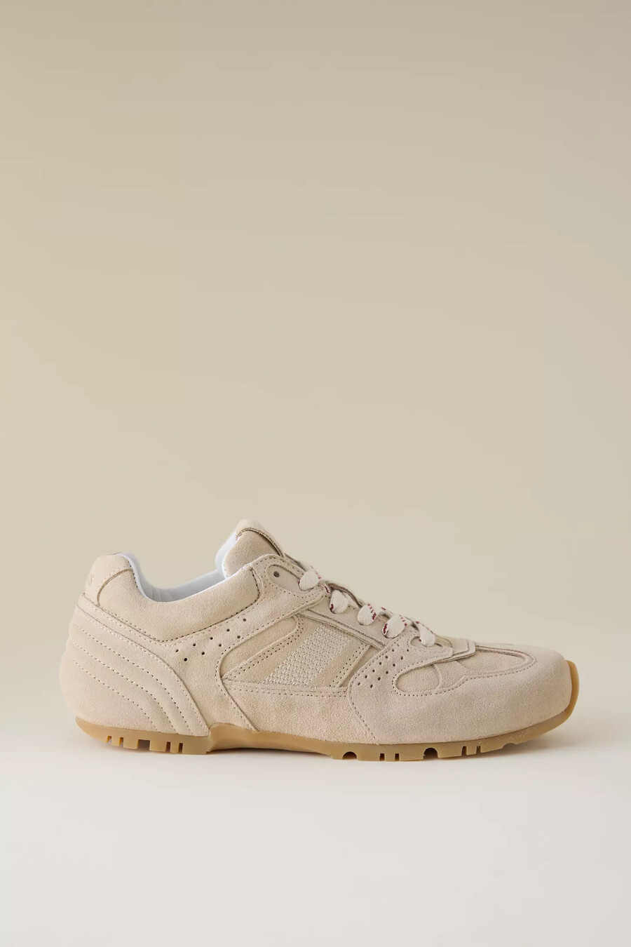 sneakers in pelle scamosciata color crema alohas tb.56