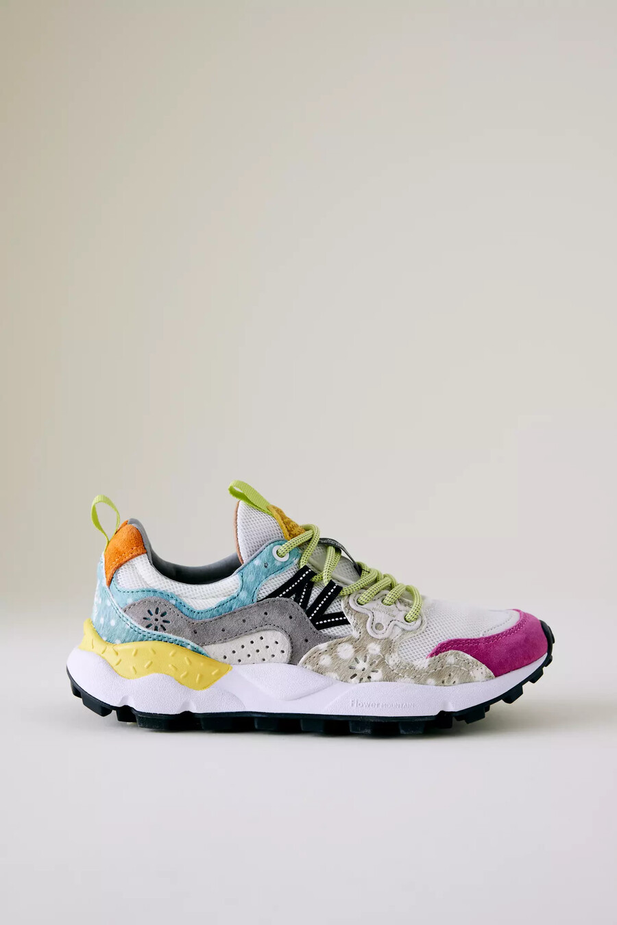 scarpe da ginnastica in pelle scamosciata flower mountain yamano 3