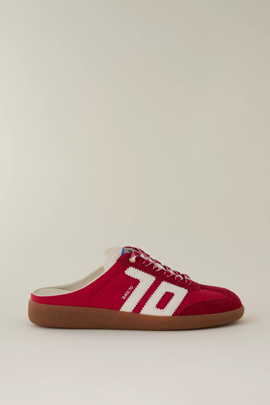 scarpe da ginnastica back 70 red backless mule