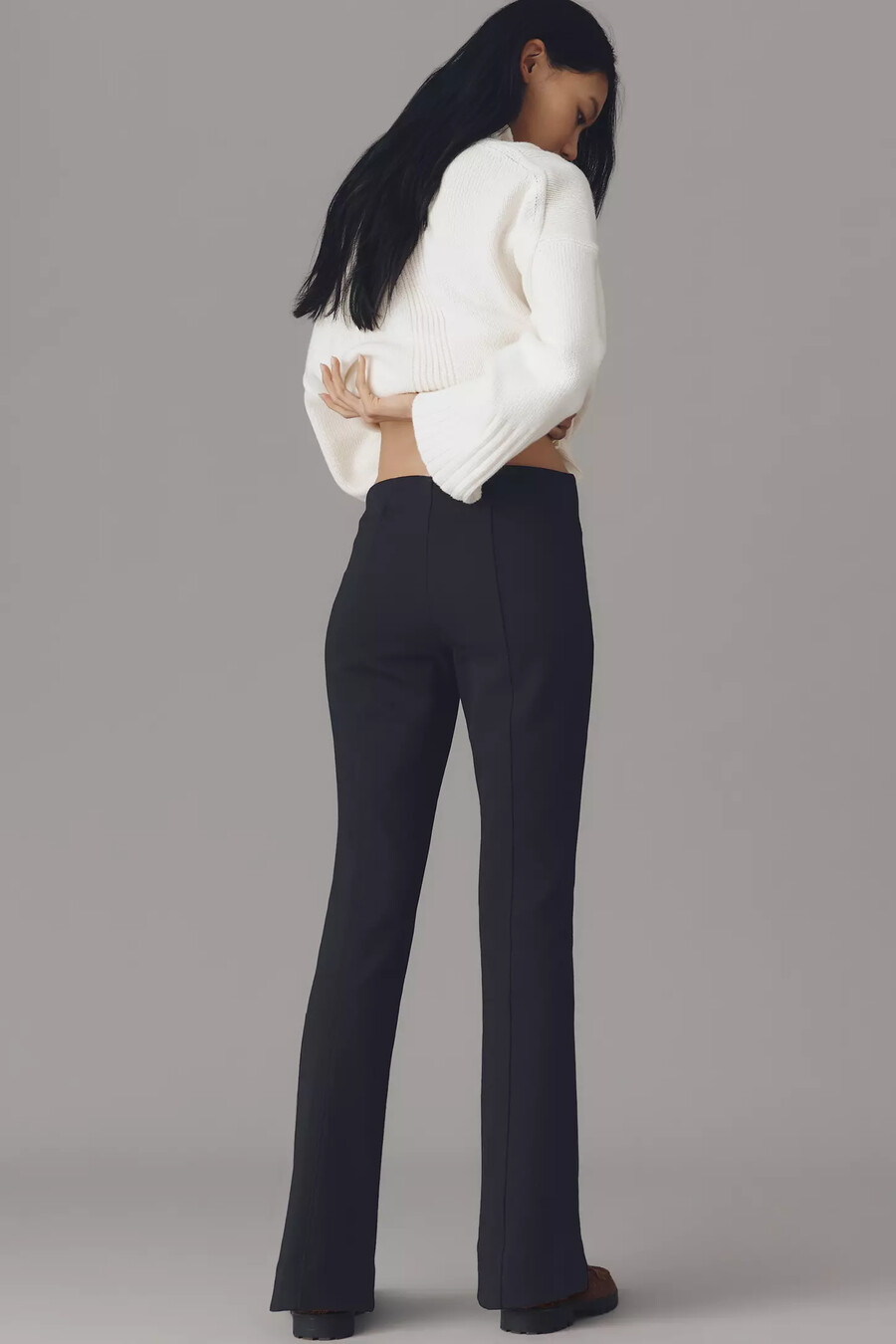 pantaloni lunghi poppy kick-flare pull-on di maeve