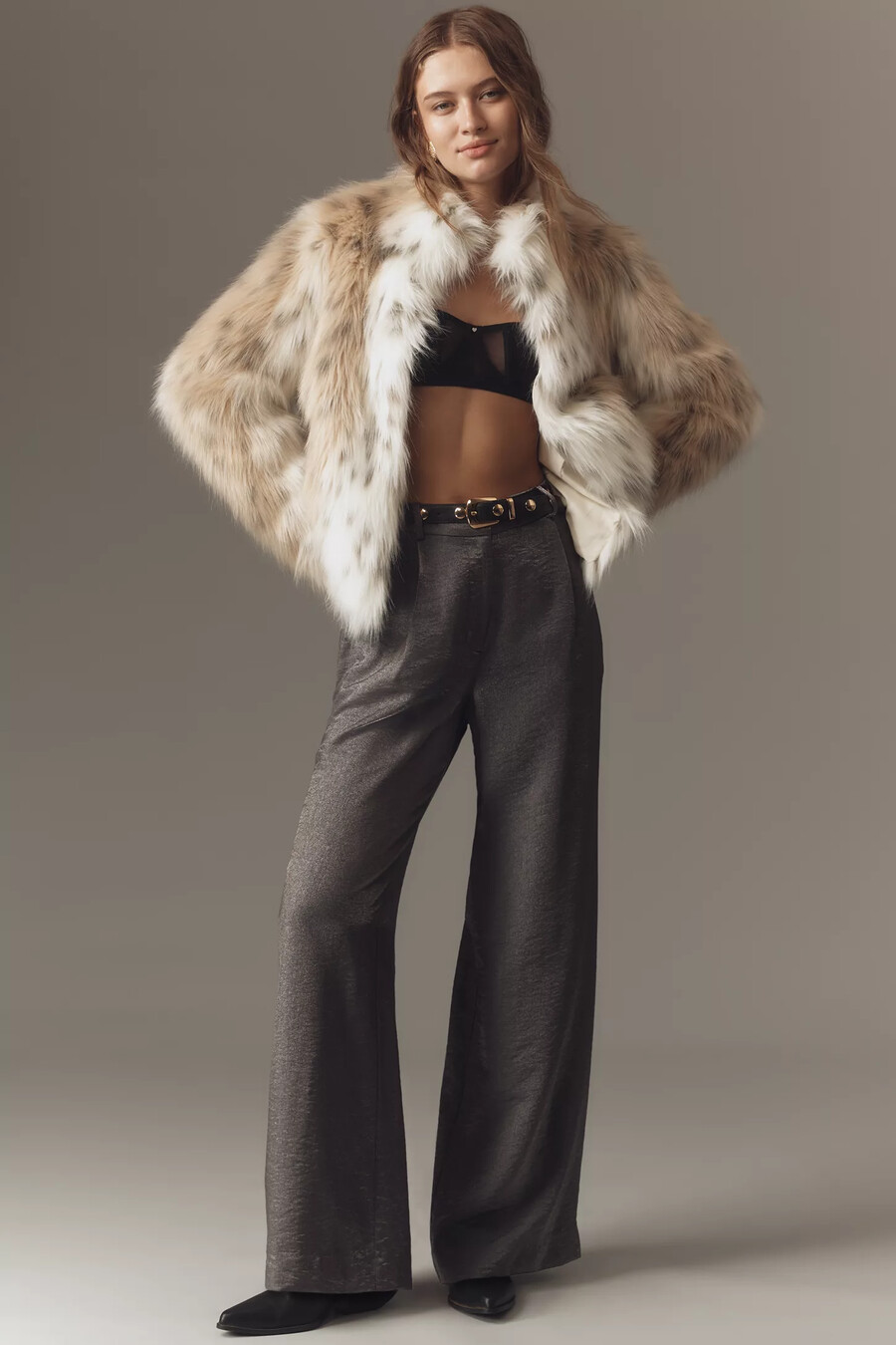 pantaloni larghi luccicanti maeve
