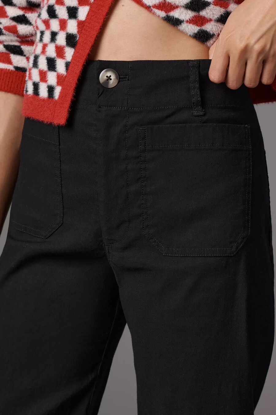 pantaloni colette cropped a gamba larga di maeve