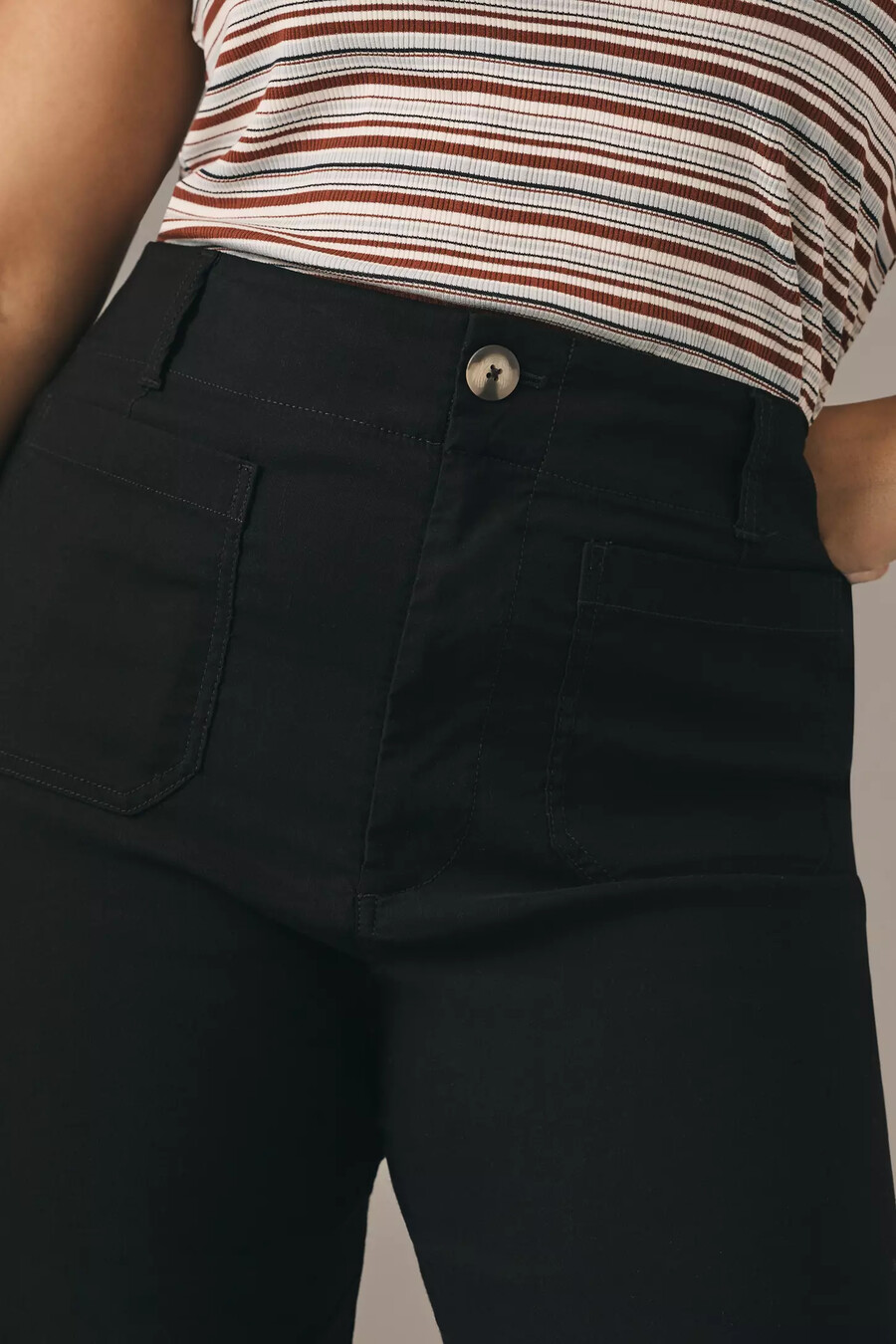 pantaloni colette cropped a gamba larga di maeve