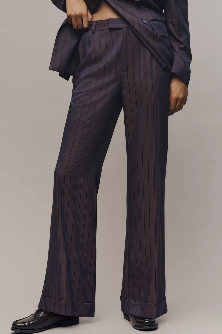 pantaloni da abito a righe maeve cocktail hour