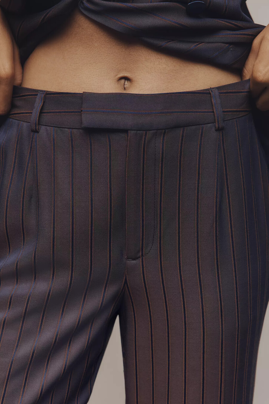 pantaloni da abito a righe maeve cocktail hour
