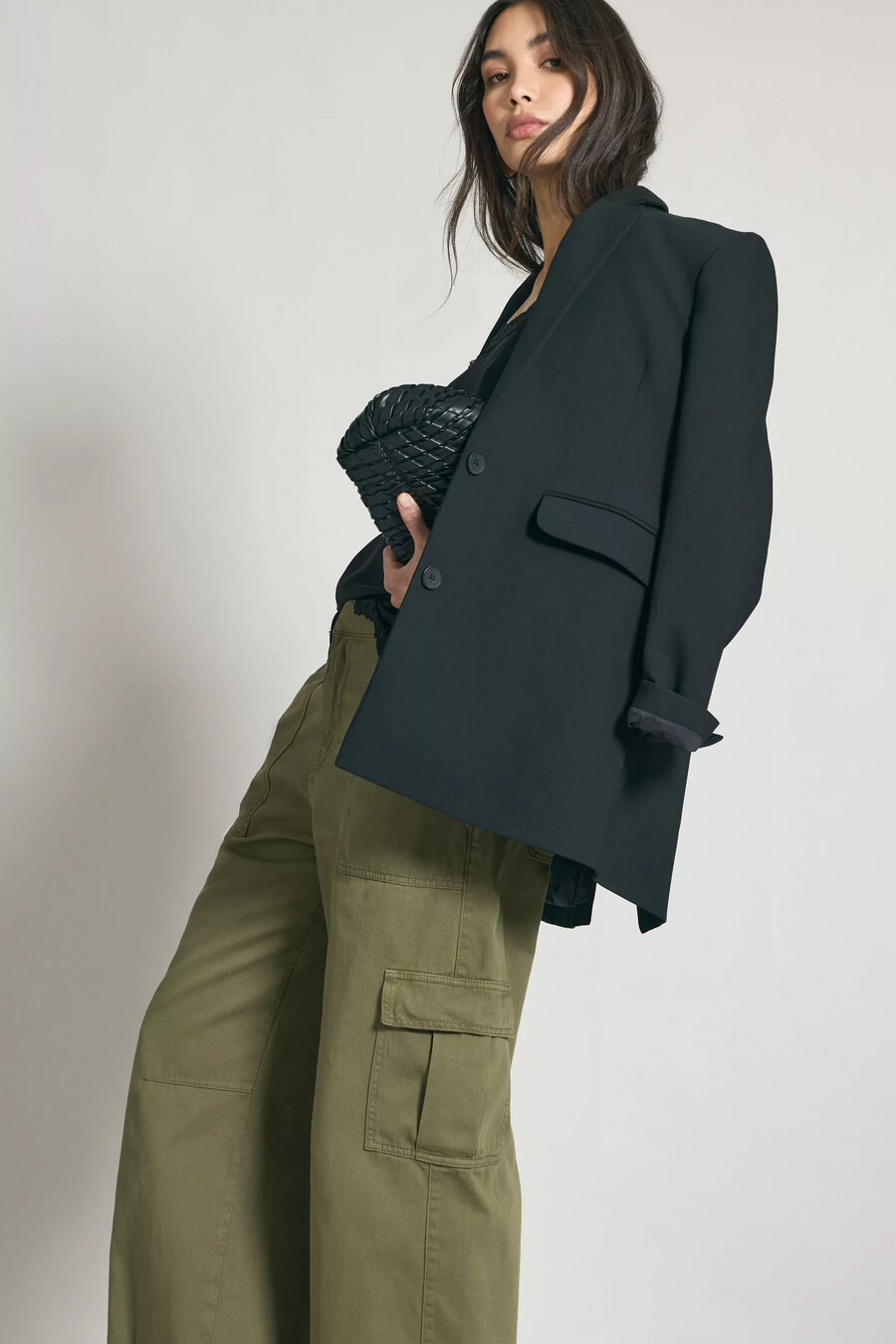 pantaloni cargo a botte di anthropologie